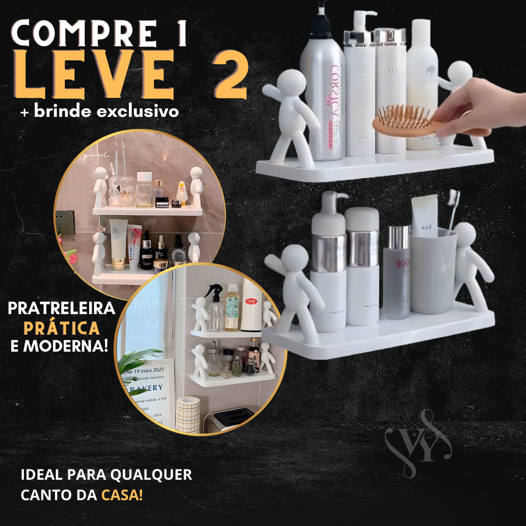 Prateleira Adesiva Vinych® - COMPRE 1 LEVE 2