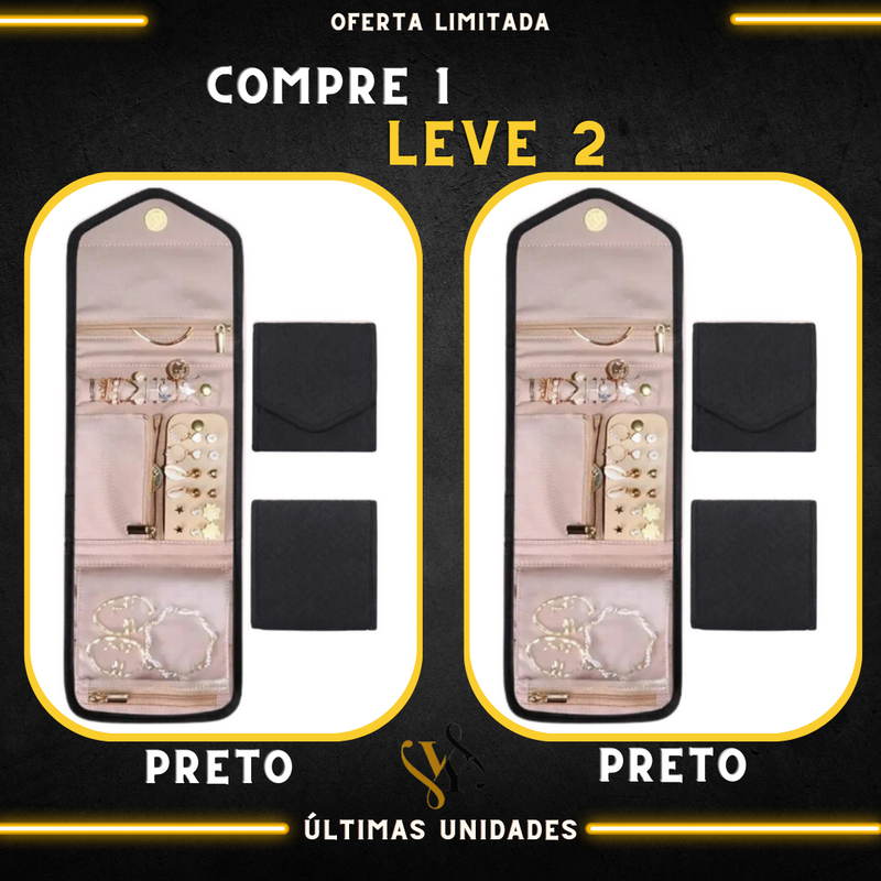 Porta Jóias Vinych para Viagem + Frete grátis.