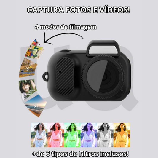 Mini Câmera Filmadora Vinych (Foto e Vídeo) - HD 1080P | Edição Limitada