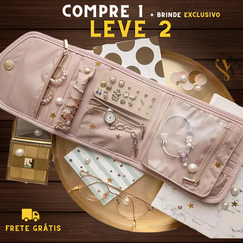 Porta Jóias Vinych para Viagem + Frete grátis.