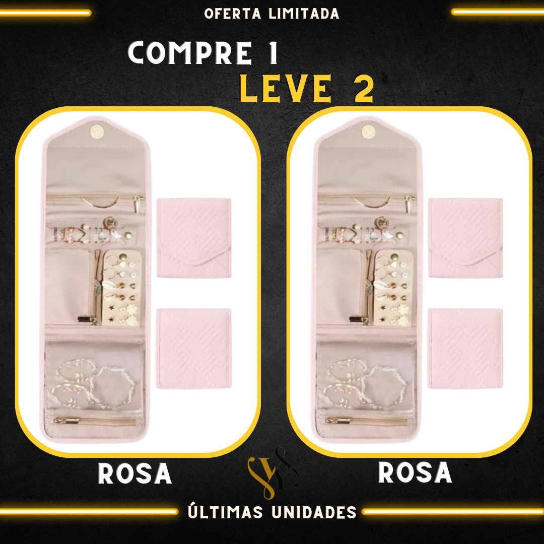 Porta Jóias Vinych para Viagem + Frete grátis.