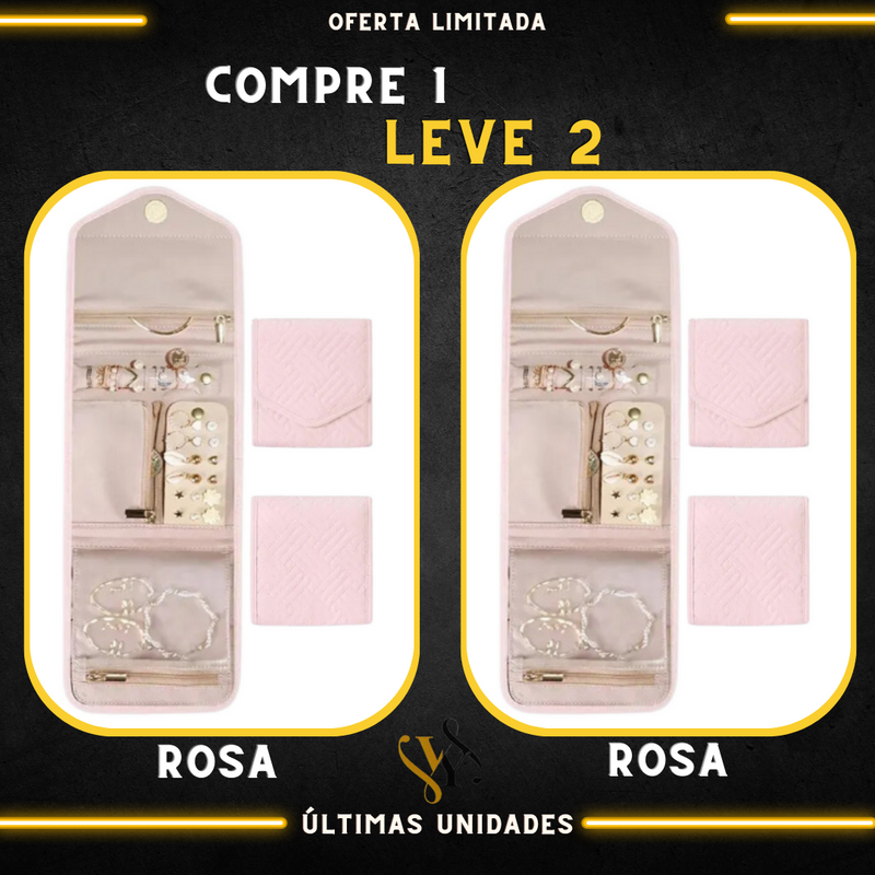 Porta Jóias Vinych para Viagem + Frete grátis.