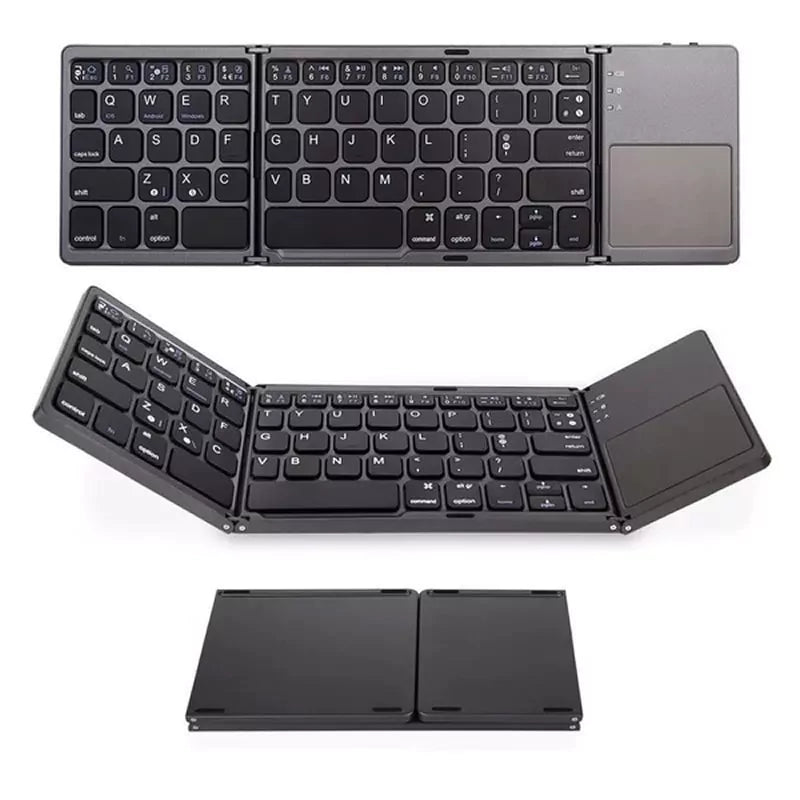 [Black Friday] TypeFlow® - Teclado Com Mouse Para Celulares, Portátil Dobrável