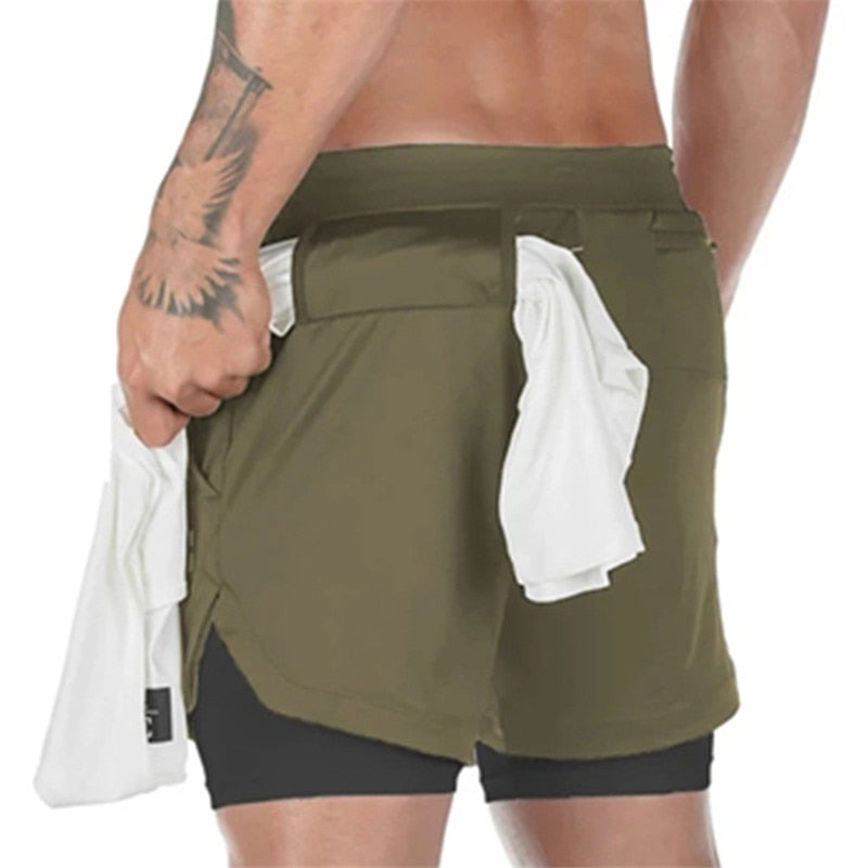 Shorts DryFit® Dupla Camada - Leve 2 Pelo Preço de 1 + Brinde Exclusivo Surpresa