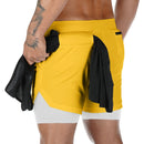 Shorts DryFit® Dupla Camada - Leve 2 Pelo Preço de 1 + Brinde Exclusivo Surpresa