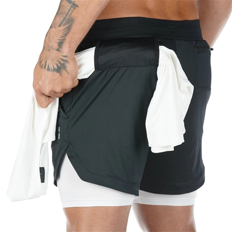 Shorts DryFit® Dupla Camada - Leve 2 Pelo Preço de 1 + Brinde Exclusivo Surpresa