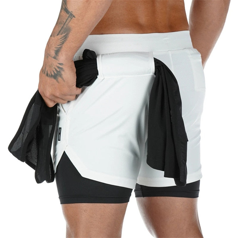 Shorts DryFit® Dupla Camada - Leve 2 Pelo Preço de 1 + Brinde Exclusivo Surpresa