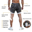Shorts DryFit® Dupla Camada - Leve 2 Pelo Preço de 1 + Brinde Exclusivo Surpresa